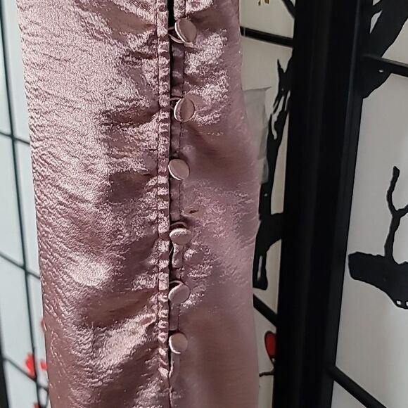 Free People Oh My Shine Satin Romper Jumpsuit - Picture 5 of 12